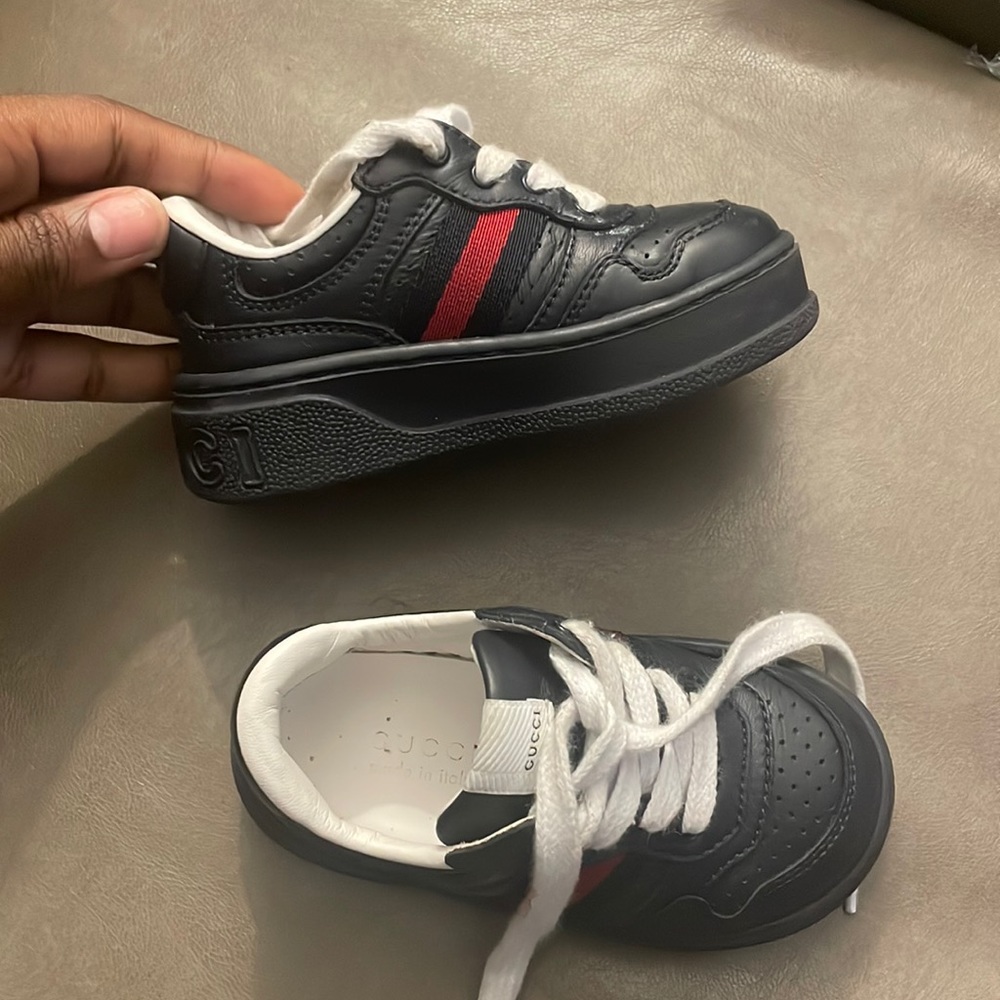 Navy blue Gucci shoes size 21